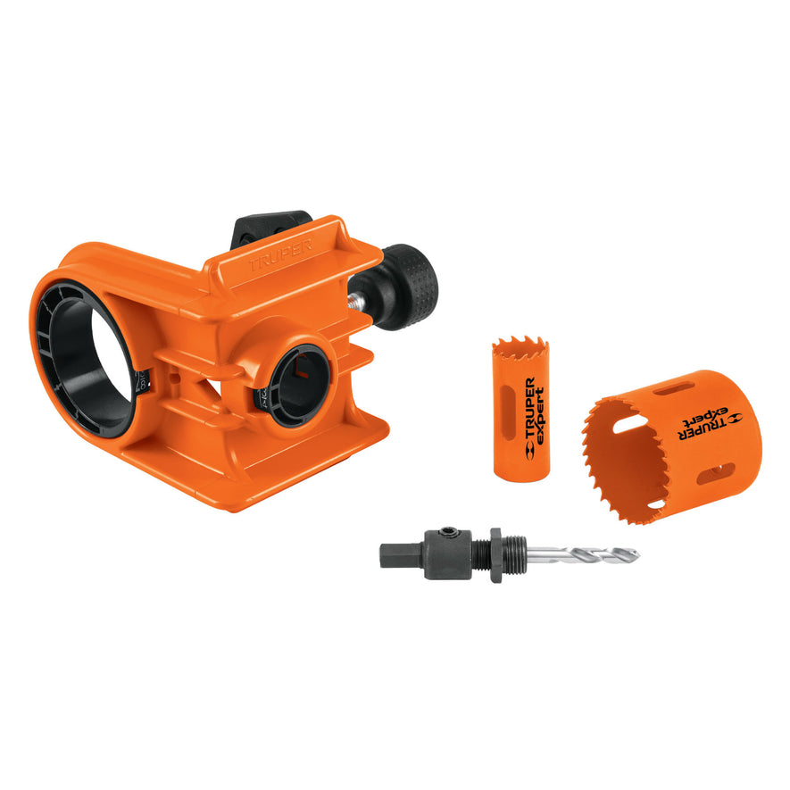 Juego de 4 piezas para instalar cerraduras, Truper Expert Caja con 4, 11877