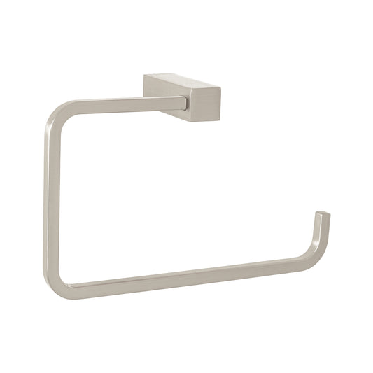 Toallero de argolla, satín, FOSET KUBO Caja con 4, 44386