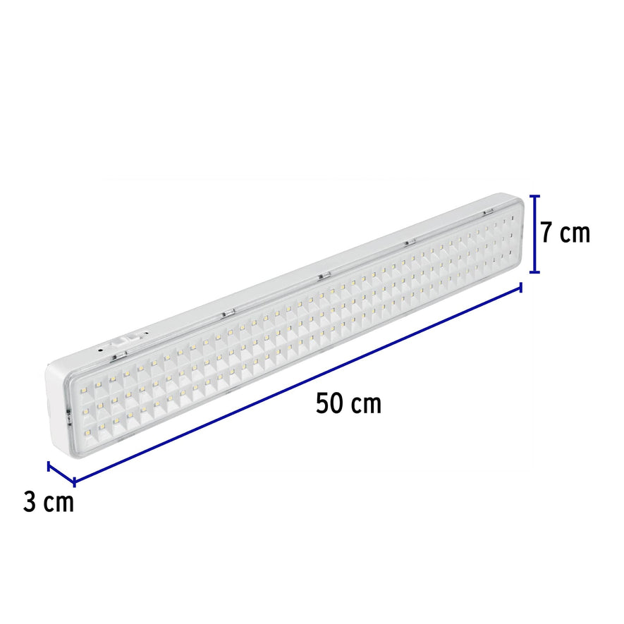 Lámpara de emergencia de 120 Leds 1000 lm recargable Volteck Caja con 2, 43010