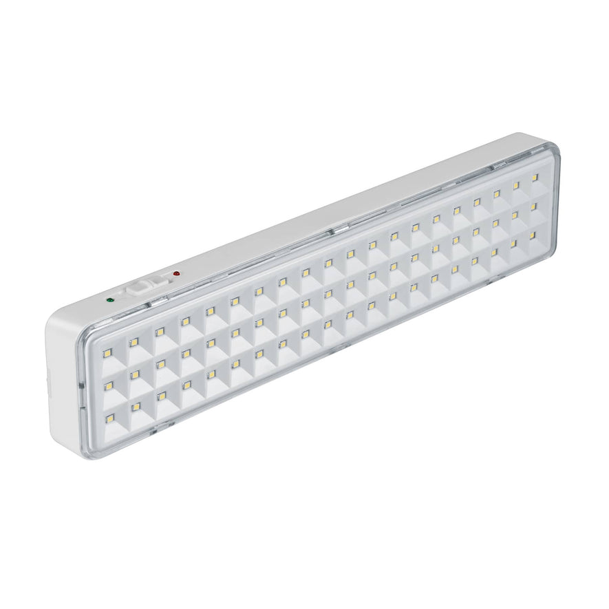 Lámpara de emergencia de 60 Leds 300 lm recargable, Volteck Caja con 2, 43008