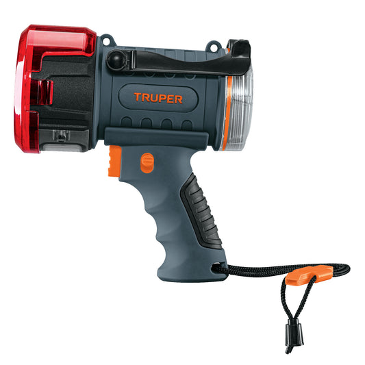 Linterna reflectora LED 2000 lm, recargable, TRUPER, 102418