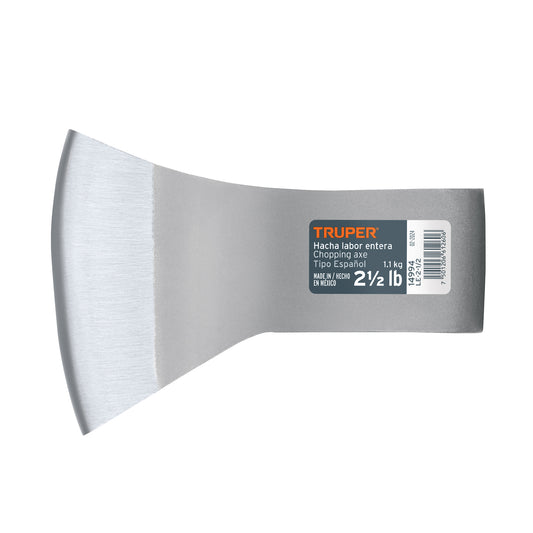 Hacha labor entera 2-1/2 lb, sin mango, TRUPER Caja con 4, 14994