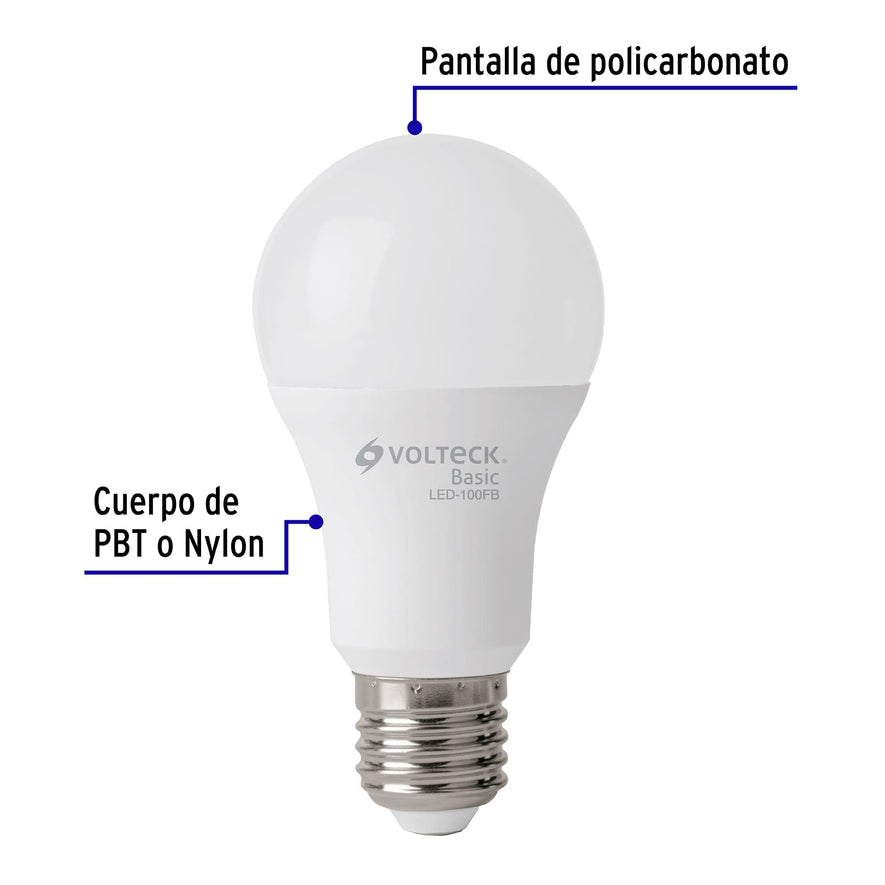 Pack de 4 lámparas LED A19 14 W (equiv. 75 W), luz de día Caja con 4, 28007