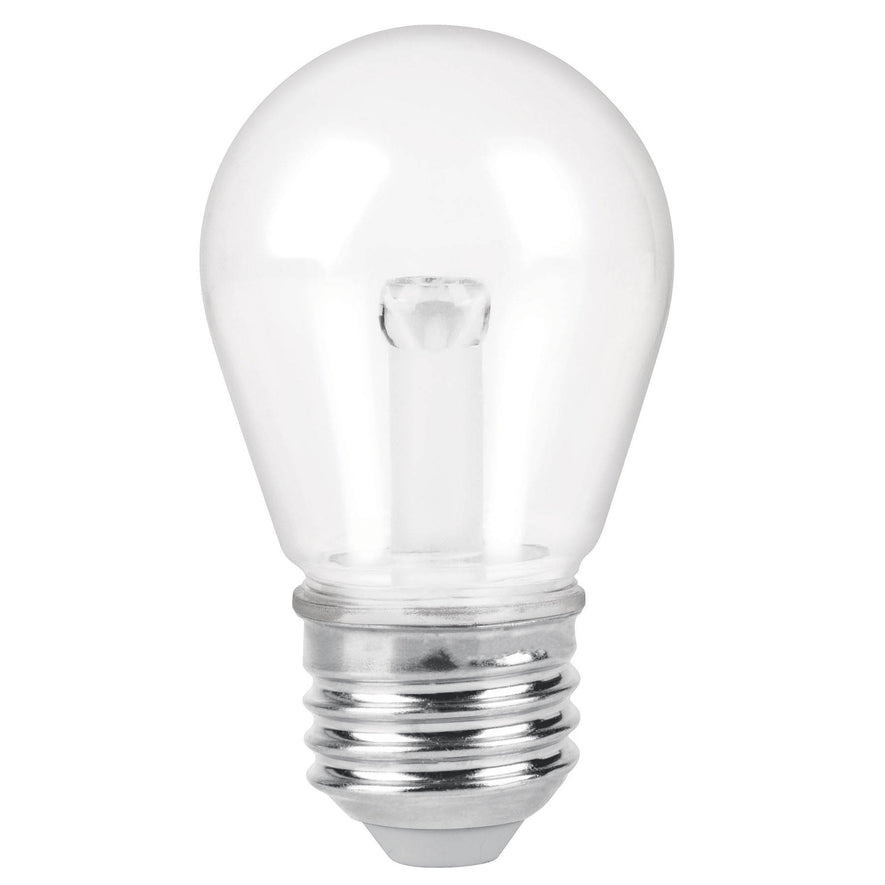 Lámpara LED S14 sin filamento 1 W luz cálida, caja, Volteck Caja con 6, 48077