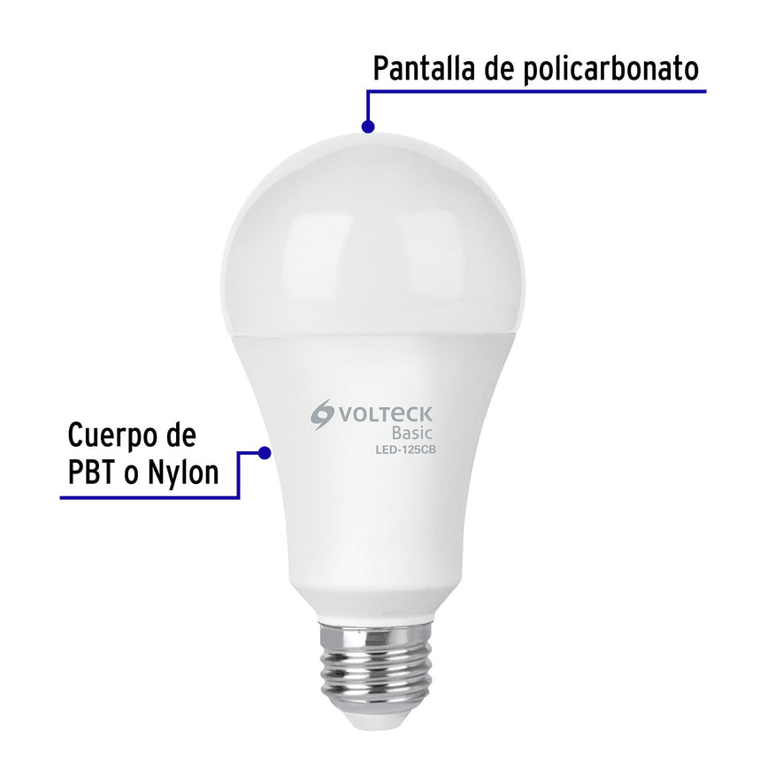 Lámpara LED A22 16 W (equiv. 100 W), luz cálida, caja, Basic Caja con 10, 27215