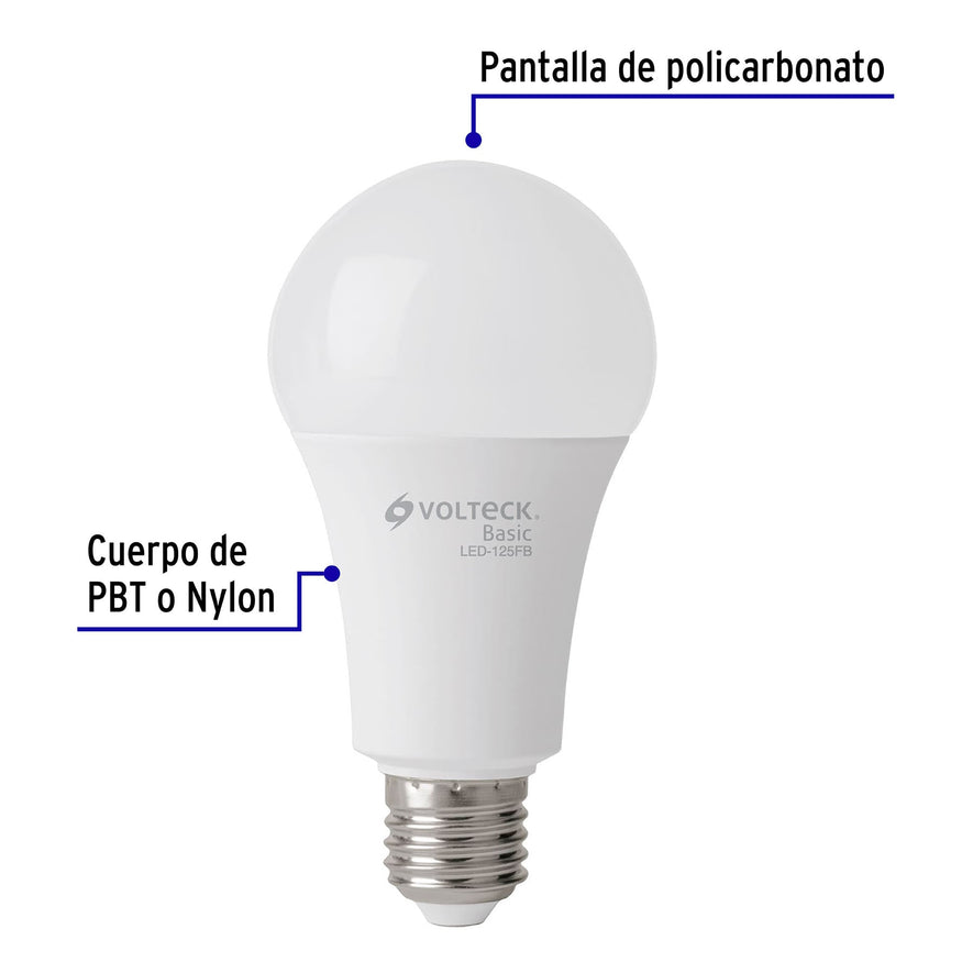 Pack de 4 lámparas LED A19 16 W (equiv. 100 W), luz de día Caja con 4, 28008