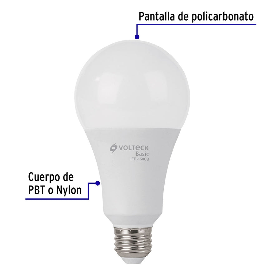 Lámpara LED A25 18 W (equiv. 125 W), luz cálida, caja, Basic Caja con 10, 27165