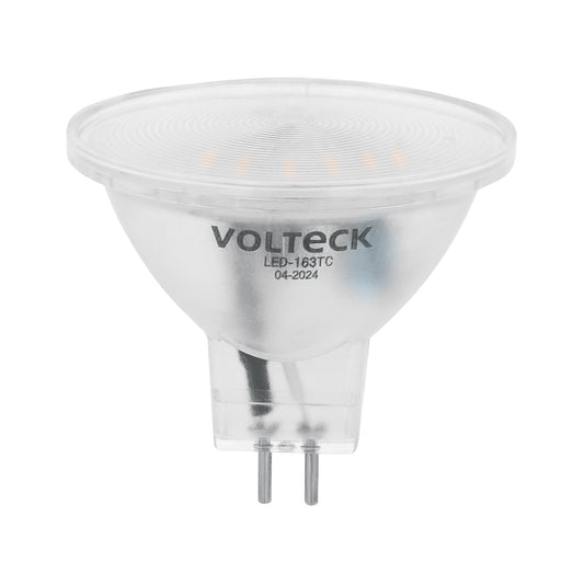 Lámpara trans. de LED 3W MR16 base GU5.3 luz cálida, blíster Caja con 6, 48403