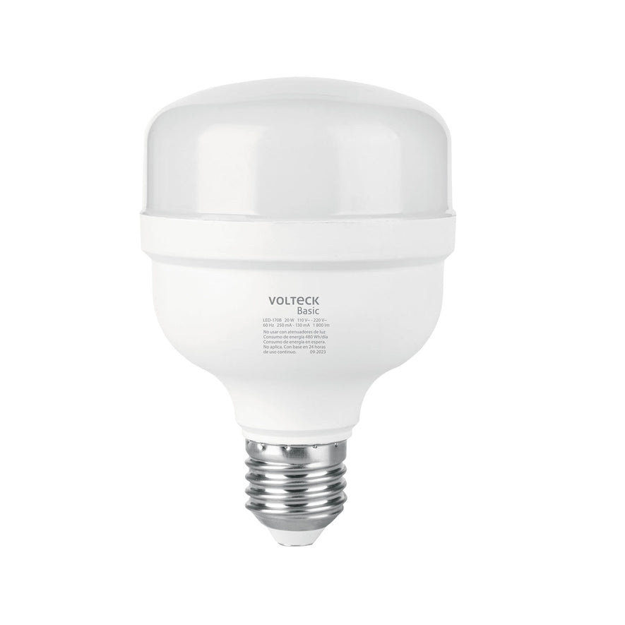 Lámpara LED alta potencia 20W (equiv. 170W) luz de día Basic Caja con 4, 28206