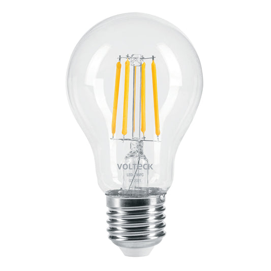 Lámpara LED tipo A19 6 W con filamento luz cálida, blíster Caja con 2, 46211