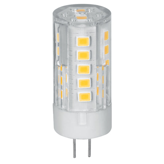 Lámpara de LED tipo cápsula 3 W base G4 luz cálida, blíster Caja con 6, 48103