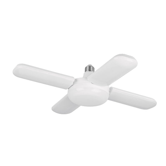 Lámpara LED 40W tipo ventilador, 4 aspas ajustables, Volteck Caja con 2, 26125