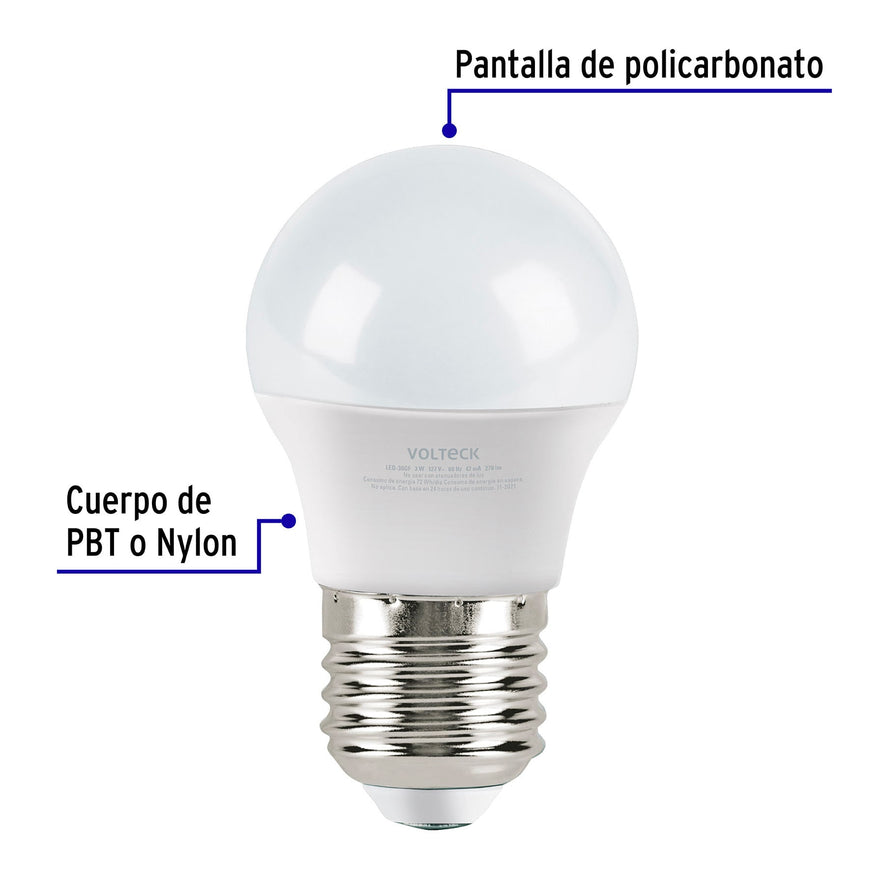 Pack de 4 lámparas LED A19 8 W (equiv. 60 W), luz cálida Caja con 4, 27210