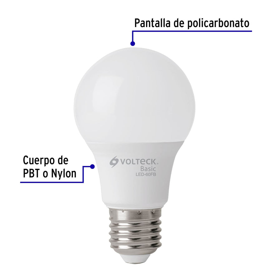 Pack de 4 lámparas LED A19 8 W (equiv. 60 W), luz de día Caja con 4, 28005