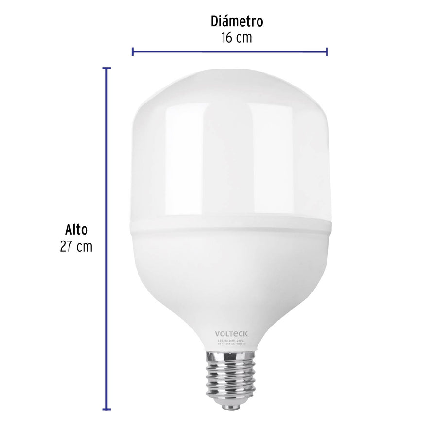 Lámpara LED alta potencia 70 W (equiv. 750 W), luz de día Caja con 2, 48079
