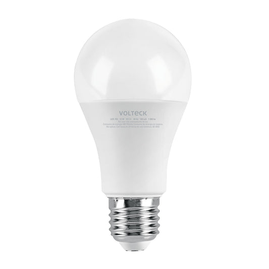Lámpara LED A19 12 W (equiv. 75W) luz cálida blíster Volteck Caja con 6, 46861