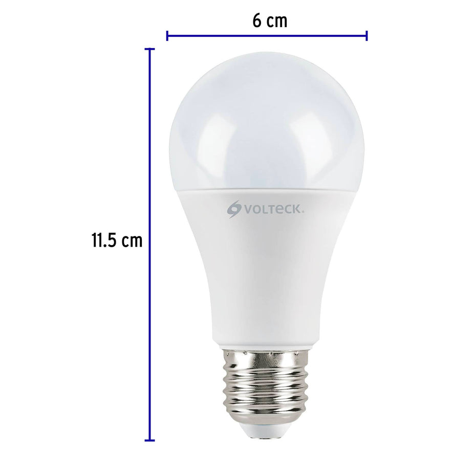 Pack de 4 lámparas LED A19 12 W (equiv. 75 W), luz de día Caja con 4, 48794