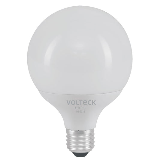 Lámpara de LED tipo globo 8 W luz de día, en caja, Volteck Caja con 2, 46195