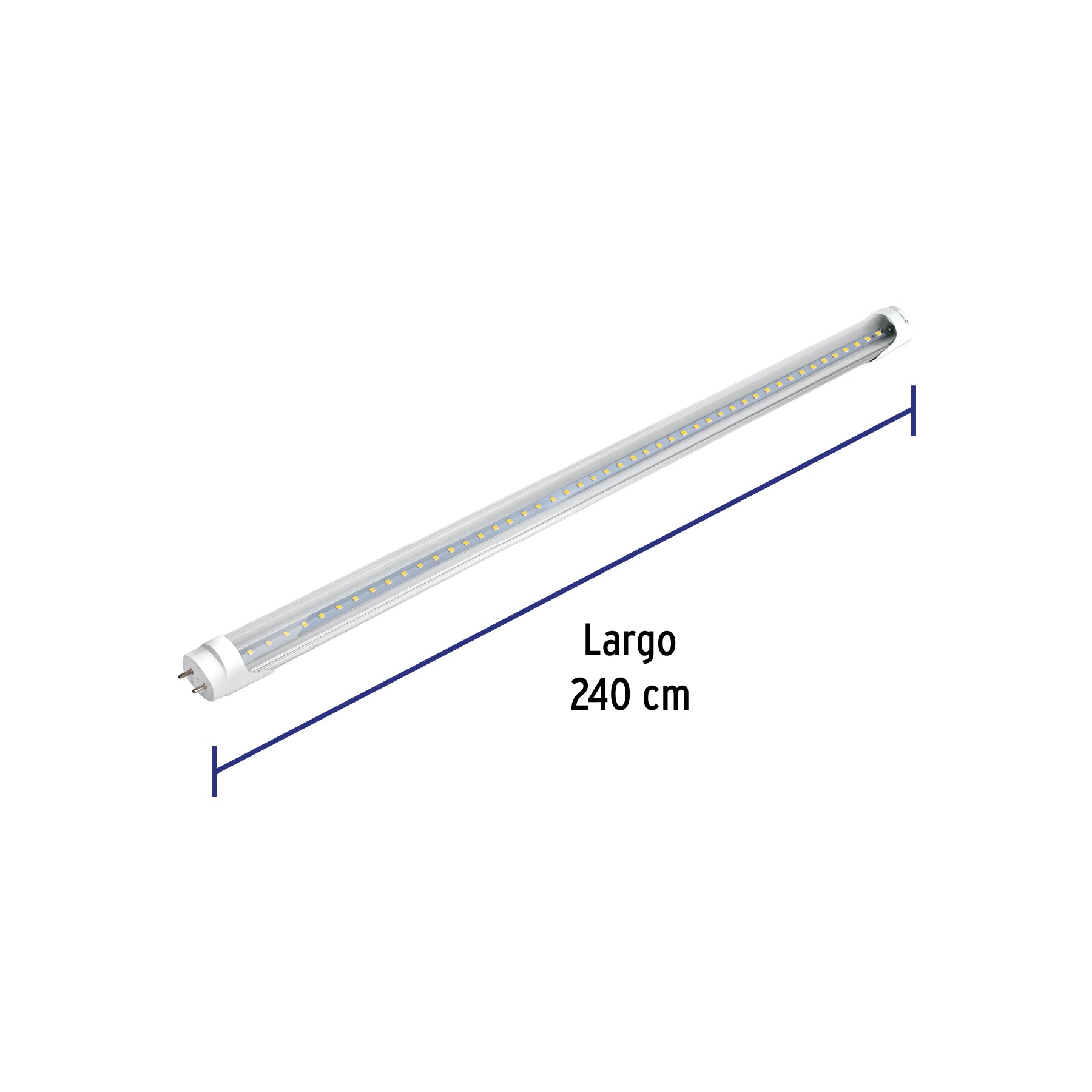Tubo de LED T8 36 W base G13 pantalla policarbonato, Volteck, 49310