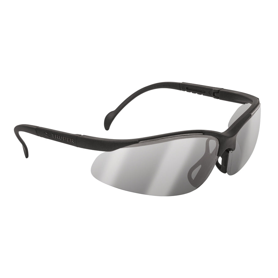 Lentes de seguridad espejo plata, Truper Vision Caja con 6, 10825