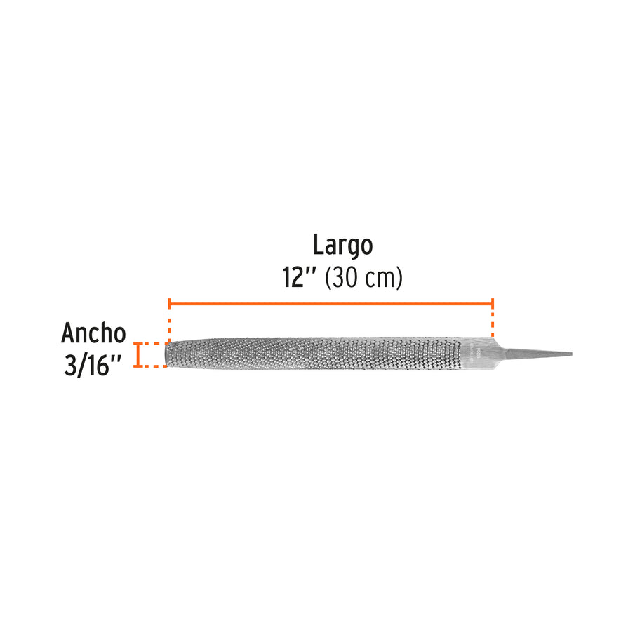 Lima escofina 12', Truper Caja con 6, 15209