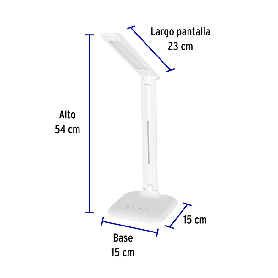 Lámpara de LED 8W 5 niveles de iluminación para escritorio, 49323