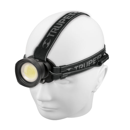 Linterna de minero LED 325 lm, recargable, TRUPER Caja con 4, 103089