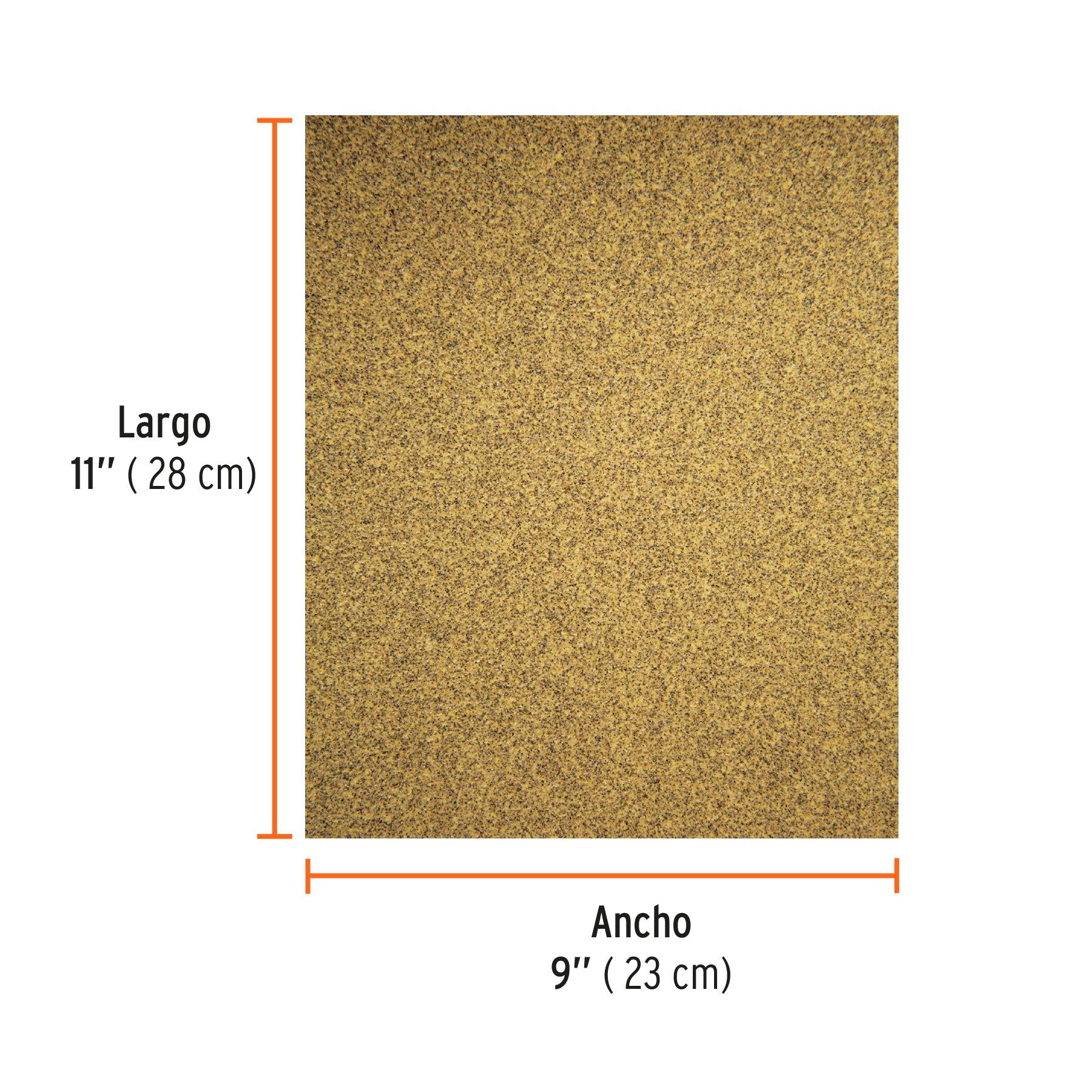 Lija para madera papel cabinet, grano 100, Truper Caja con 25, 11611