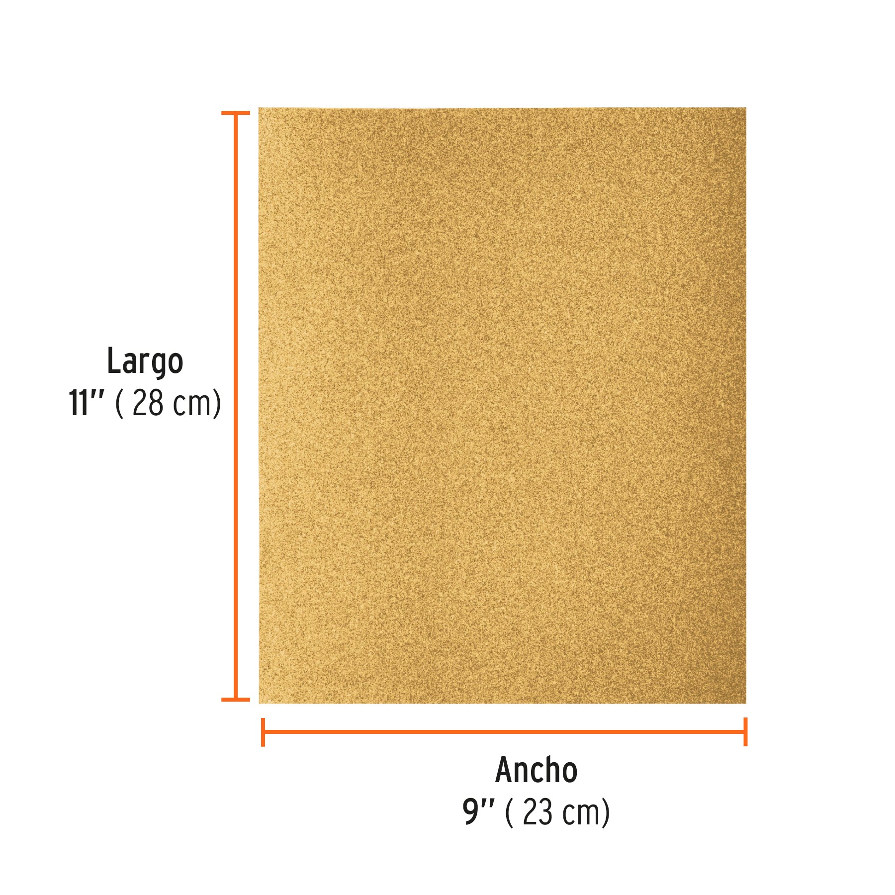 Lija para madera papel cabinet, grano 120, Truper Caja con 25, 11612