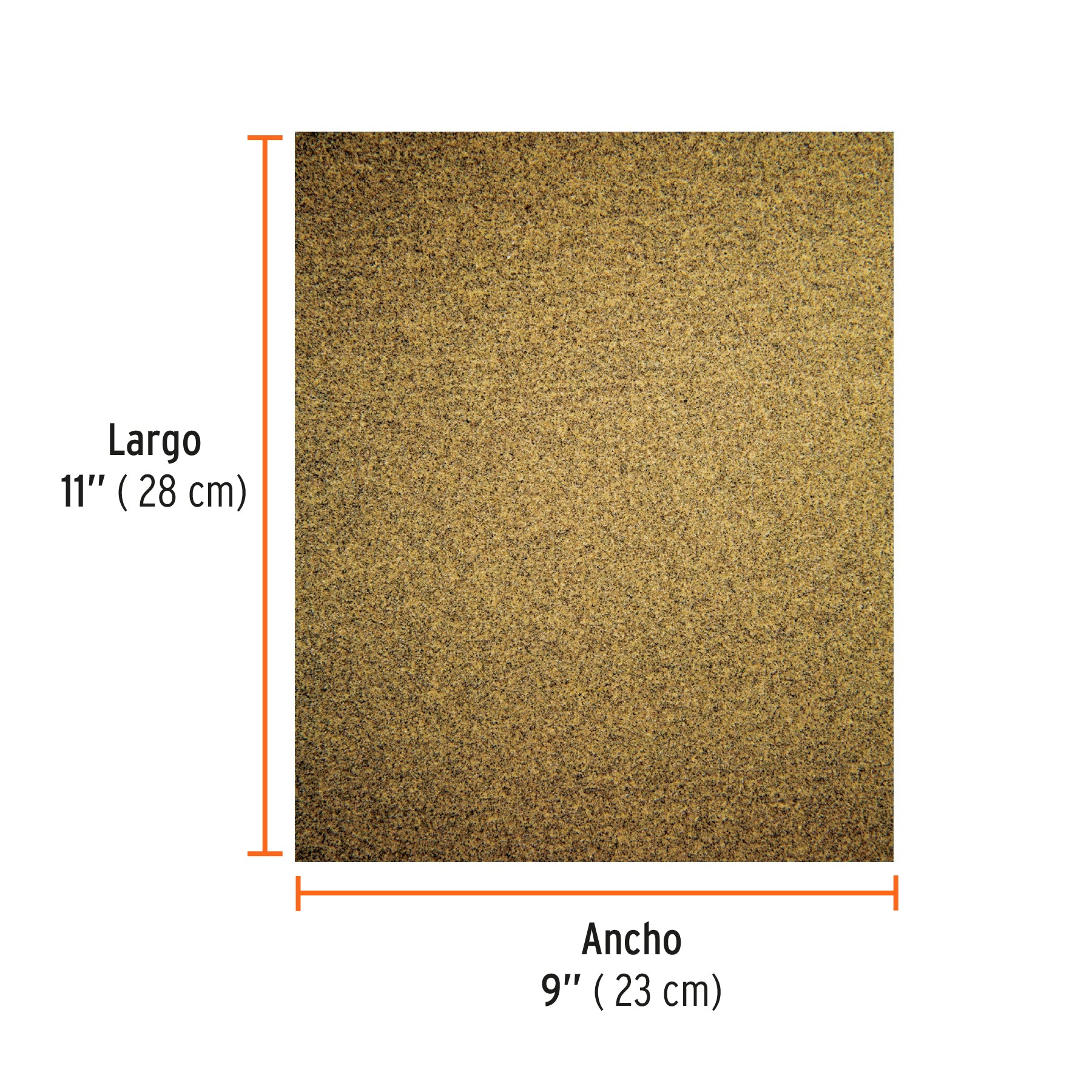 Lija para madera papel cabinet, grano 150, Truper Caja con 25, 11613