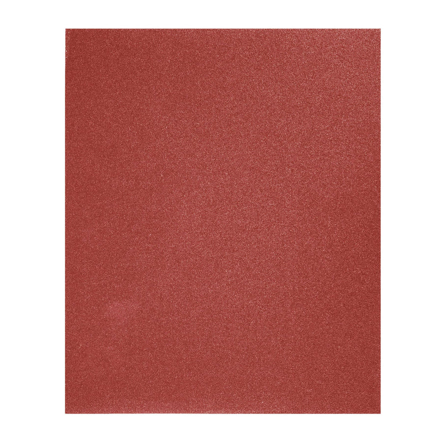Lija de esmeril roja grano 100 de óxido de aluminio, Truper Caja con 25, 11645