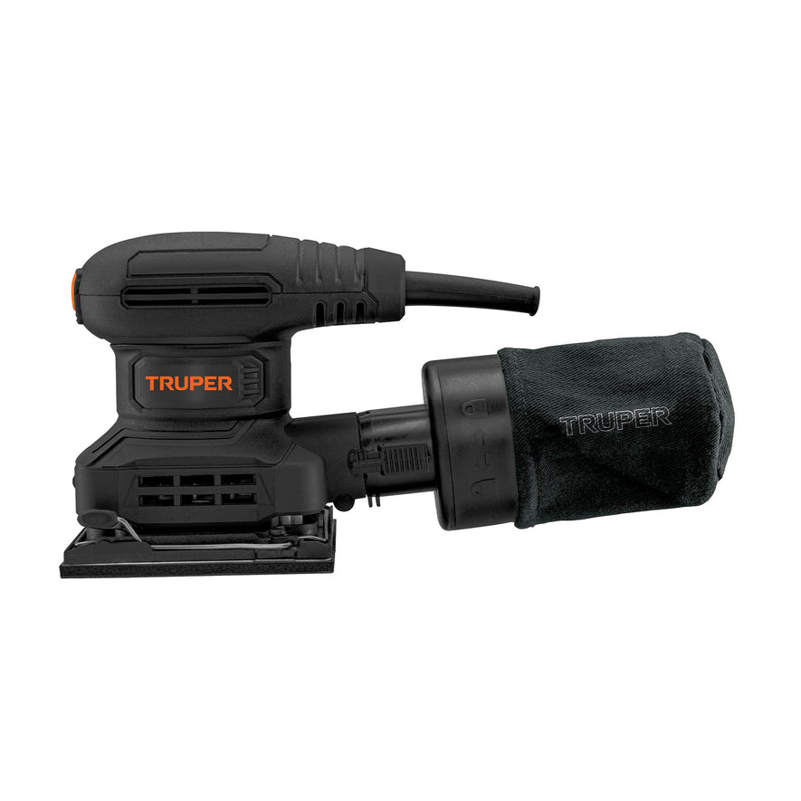 Lijadora orbital 1/4 hoja, 300W, TRUPER INDUSTRIAL, 103325