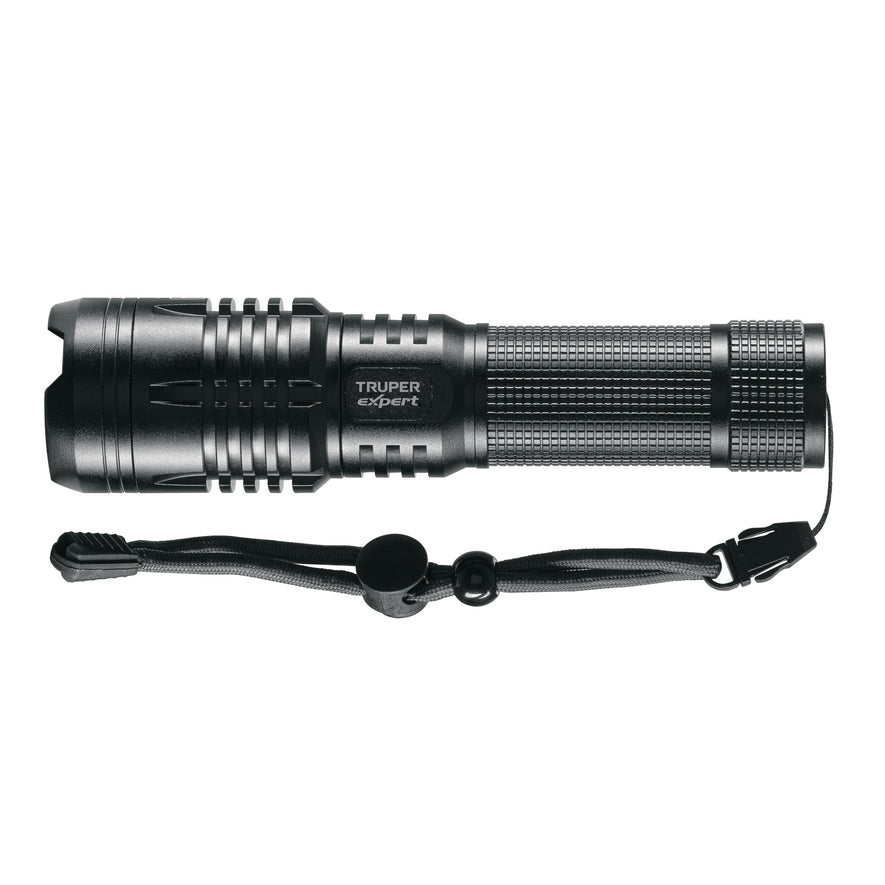 Linterna LED recargable, de aluminio,1,300 lm, TRUPER EXPERT, 16778
