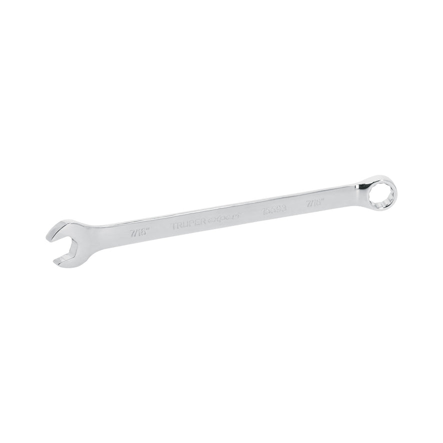 Llave combinada extralarga 7/16' x 183 mm de largo, Expert Caja con 6, 15593