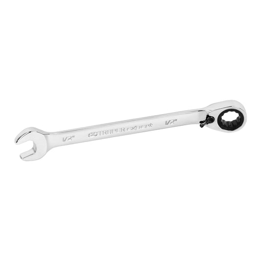 Llave combinada matraca reversible 1/2'x178 mm largo, Expert Caja con 3, 13431