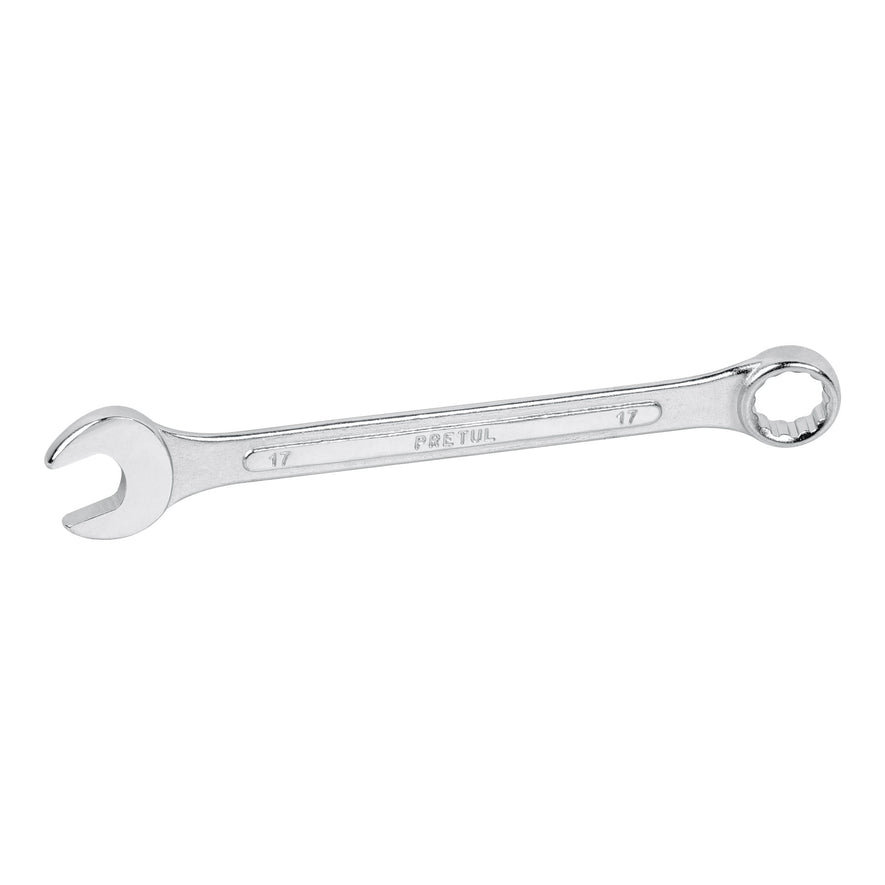 Llave combinada 17 mm x 210 mm de largo, Pretul Caja con 6, 21911