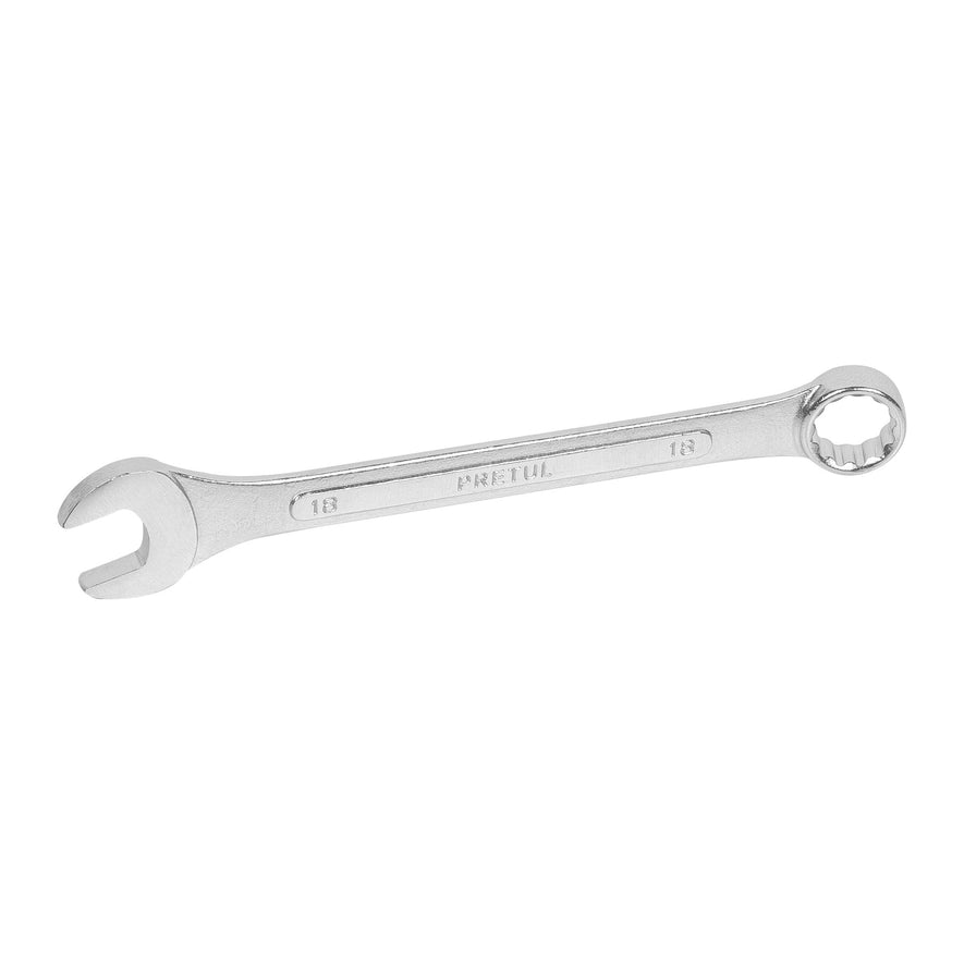 Llave combinada 18 mm x 220 mm de largo, Pretul Caja con 6, 21912