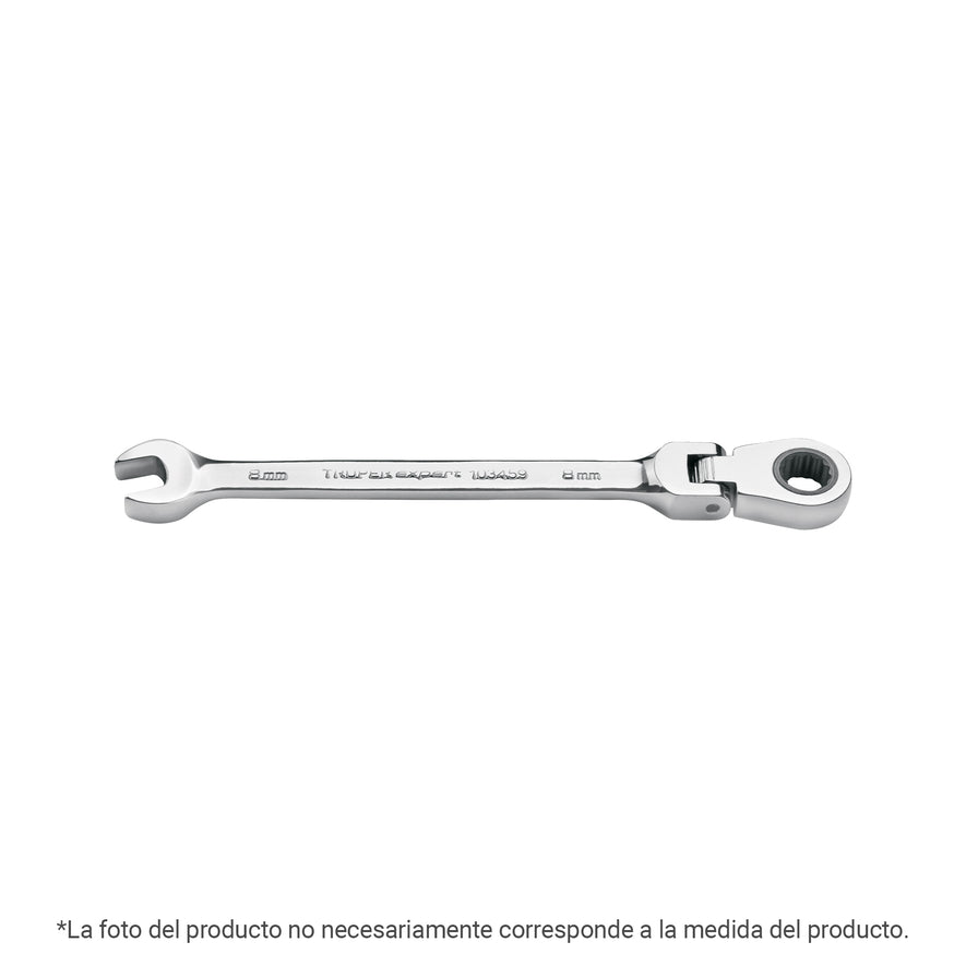 Llave combinada con matraca 19 mm flexible, Expert Caja con 3, 103543