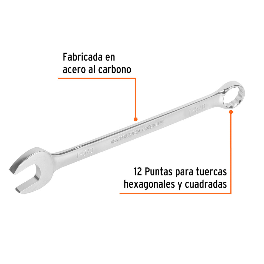 Llave combinada extralarga 1-5/8' x 483 mm de largo, Expert, 15631