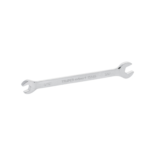 Llave española, 5/16 x 3/8' x 145 mm de largo, Truper Expert Caja con 6, 15682