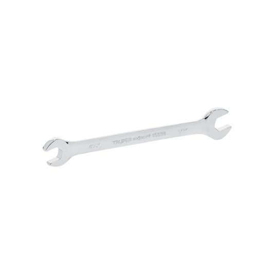 Llave española, 7/16 x 1/2' x 181 mm de largo, Truper Expert Caja con 6, 15686