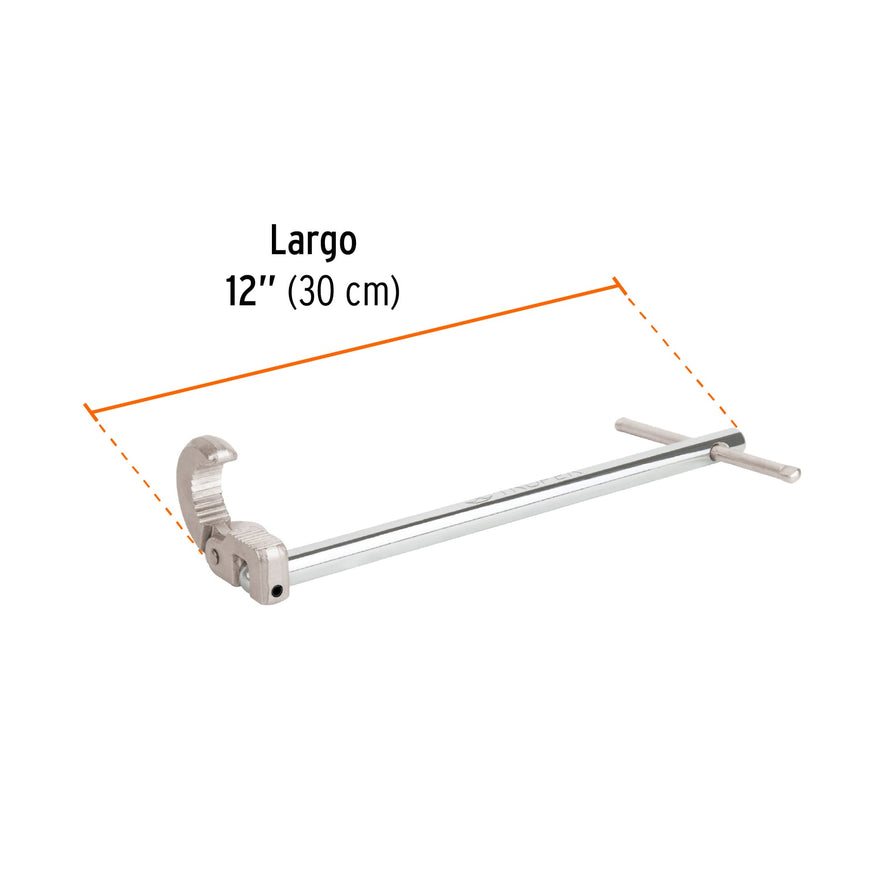 Llave 12' para plomero, Truper Caja con 6, 12874