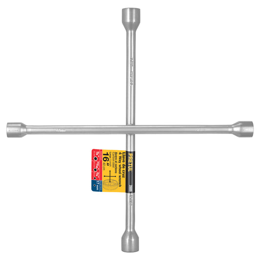 Llave de cruz para automóviles y camionetas, 16' PRETUL Caja con 4, 28889