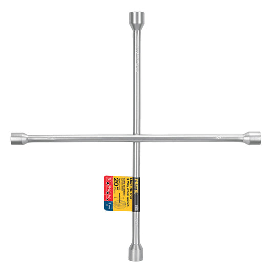 Llave de cruz para automóviles y camionetas, 20' PRETUL Caja con 4, 21802