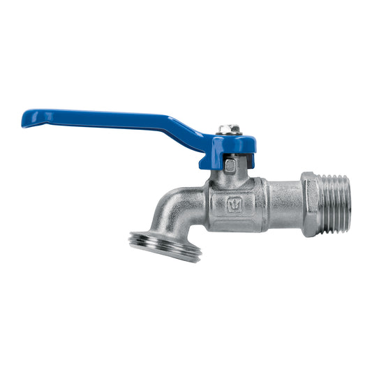 Llave de esfera de latón 1/2', 115 g, s/adaptador, Foset Caja con 6, 45968