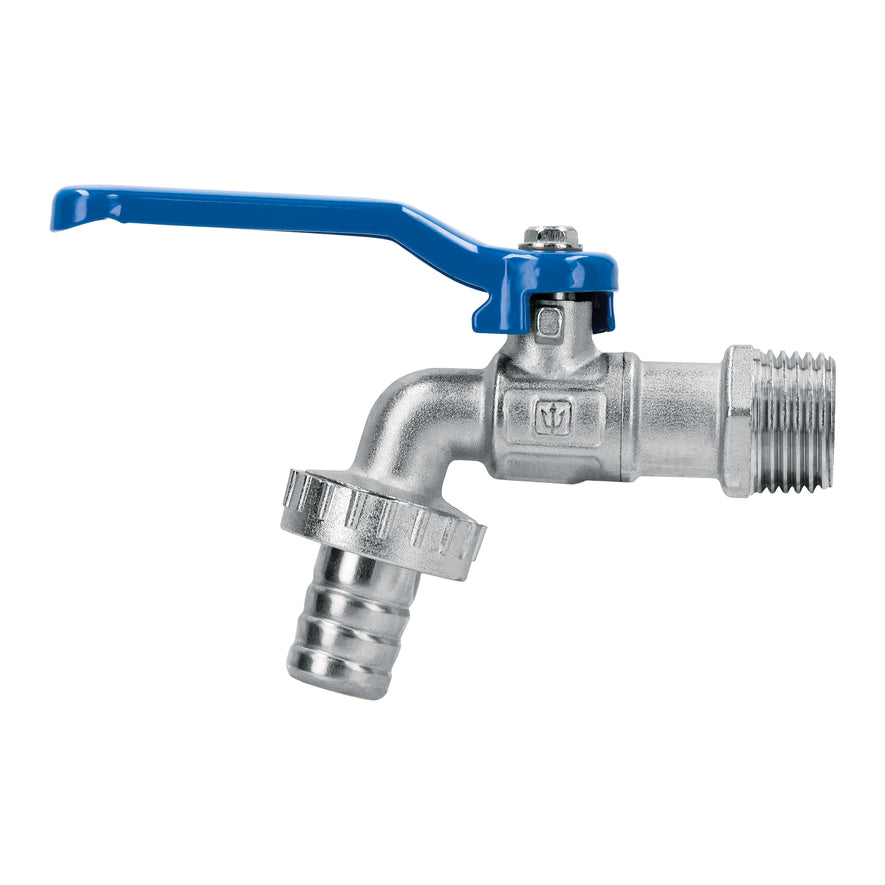 Llave de esfera de latón, 115 gr, entrada 1/2', Foset Caja con 6, 48307