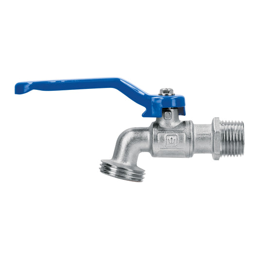 Llave de esfera de latón 1/2', 140 g, s/adaptador, Foset Caja con 6, 45969