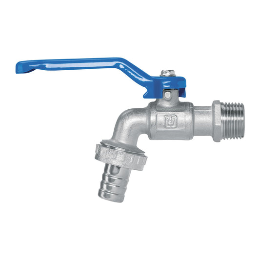 Llave de esfera, de latón, 140 gr, entrada 1/2', Foset Caja con 6, 49083