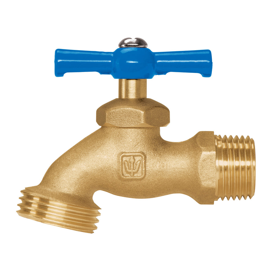 Llave p/manguera, de latón, 120g, 1/2', granel, FOSET Caja con 12, 49085