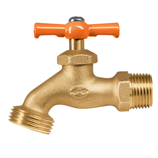 Llave p/manguera, de latón, 140g, 1/2', granel, TRUPER Caja con 6, 100817